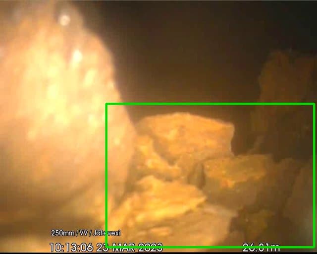 Tekoälyn tunnistama putkistovika CCTV-tarkastusvideolta