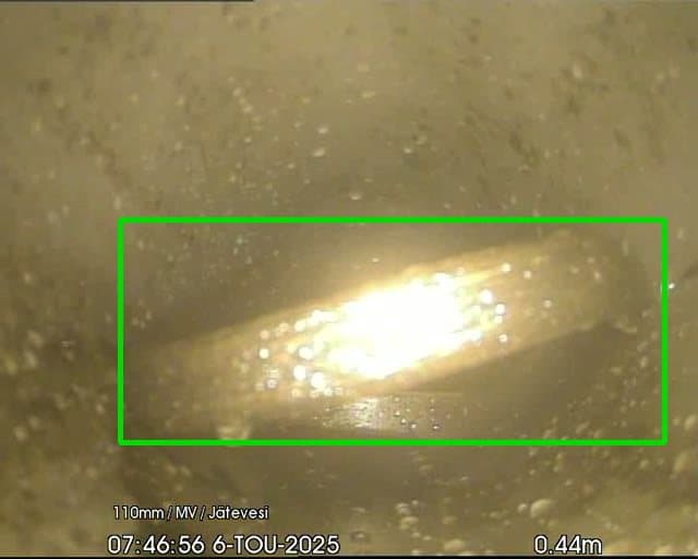 Tekoälyn tunnistama putkistovika CCTV-tarkastusvideolta
