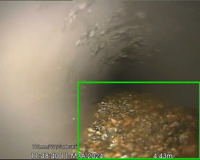 Tekoälyn tunnistama putkistovika CCTV-tarkastusvideolta